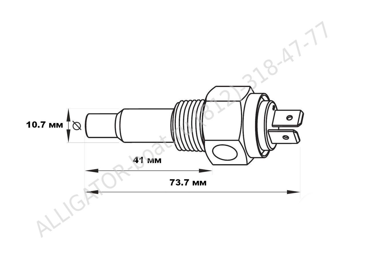 Датчик резьбы. Резьба датчика температуры ВАЗ. Датчик температуры масла 50-150°с, сигнализация 120°с, резьба 3 8