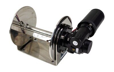 Лебедка якорная 12V DW700 для судов от 4.5 до 6 м, барабанная